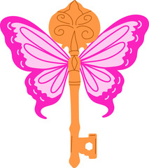 Butterfly key