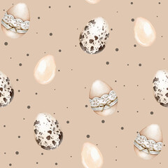 seamless pattern with eggs