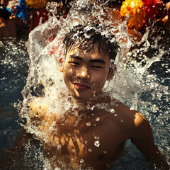 Fototapeta premium photography Songkran day