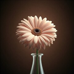 Gerbera flower in vase