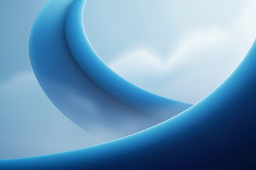 Blue curve background