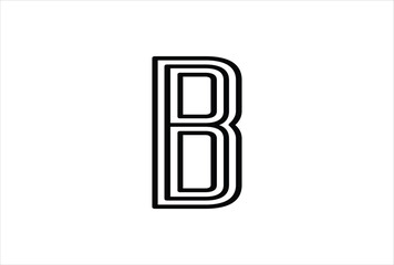 Elegant Letter B logo Vector Template Initial Letter B Logo Design. B Logo Design. Creative And Modern B logo.