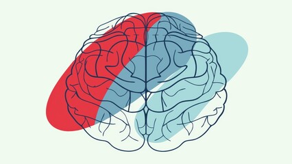 Fototapeta premium Cognitive performance optimization through mental agility practices, enhancing sharpness and brain efficiency