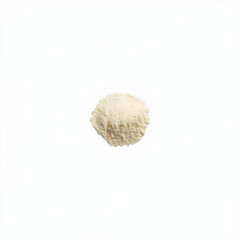 Fototapeta premium Pile of almond flour bunch isolated on white background