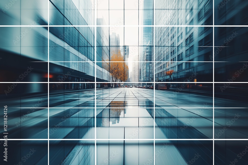 Aufkleber Dynamic grid layouts with shifting elements