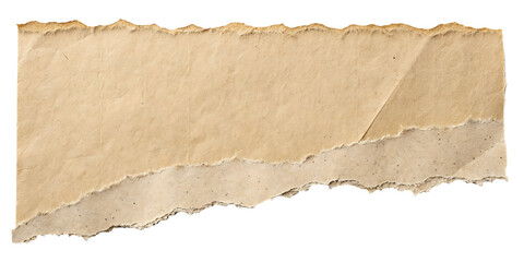 Torn Cardboard Piece: A textured, irregular piece of brown cardboard with rough, torn edges, perfect for adding a rustic or grunge feel to your design projects. 