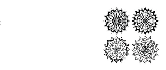 black and white background with flowers