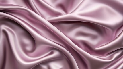 Fototapeta premium Draped Pink Silk Fabric Shows Soft Texture