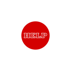 Help icon isolated on transparent background