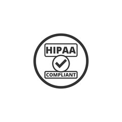 HIPAA Compliance icon isolated on transparent background