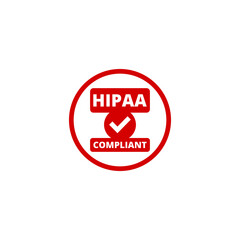 HIPAA Compliance icon isolated on transparent background