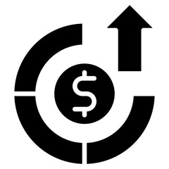 Revenue Recognition glyph icon