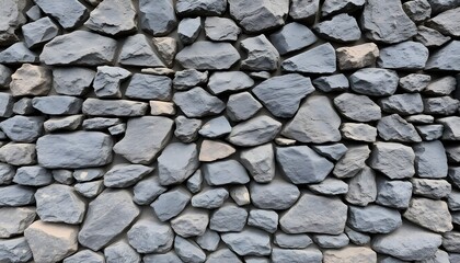 A textured stone wall made of various sizes and shapes of dark, rough stones, with hints of orange and gray. The stones are unevenly arranged, creating a rustic, natural appearance.