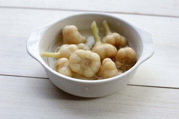 Whole fermented garlic, Fermented pickled vegetables