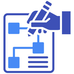 Obraz premium Planning Icon
