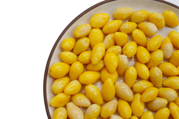 Boiled ginkgo nuts, ginkgo seeds