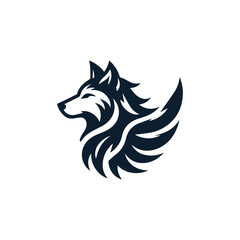Naklejka premium Werewolf company logo
