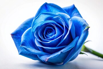 Obraz premium Blue Rose Closeup - Low Light Photography Design