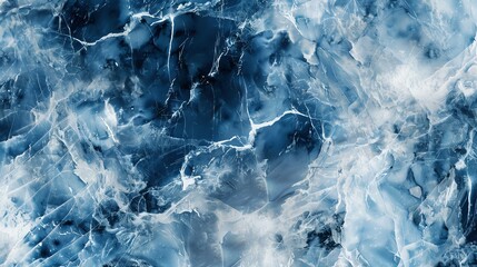 Obraz premium A stunning abstract background of icy blue and white, resembling a frozen landscape or an icy cave.