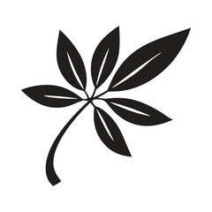 Cassava Leaf Illustration vector art