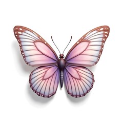 Fototapeta premium An isometric depiction of a butterfly icon 
