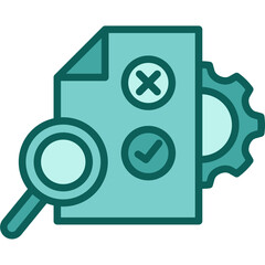 Audit Process solid icon