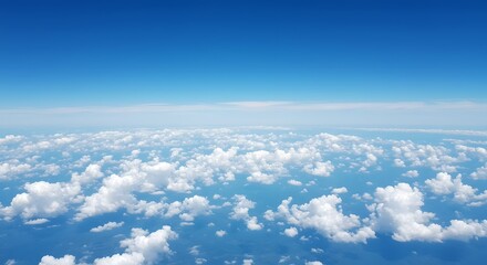 blue sky with clouds