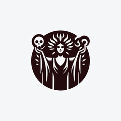 Obraz premium Goddess of Death Logo