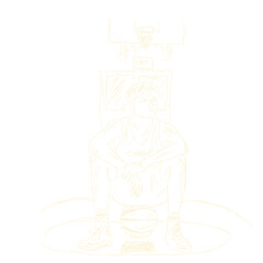 hand drawn and hand lettering hobby and fruit.