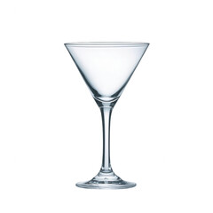 Elegant martini glass ready for a refreshing cocktail, perfect for any celebration.