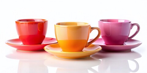 Colorful Coffee Cups - Rule of Thirds Composition