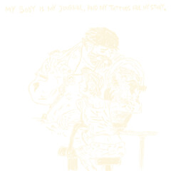 hand drawn and hand lettering hobby and fruit.