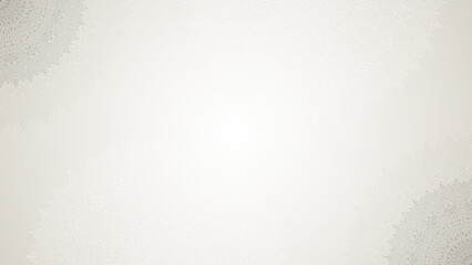 Simple Clean Intricate Mandala Art Patterns Blank Horizontal Background with Detailed Geometric Details And Monochromatic Accents