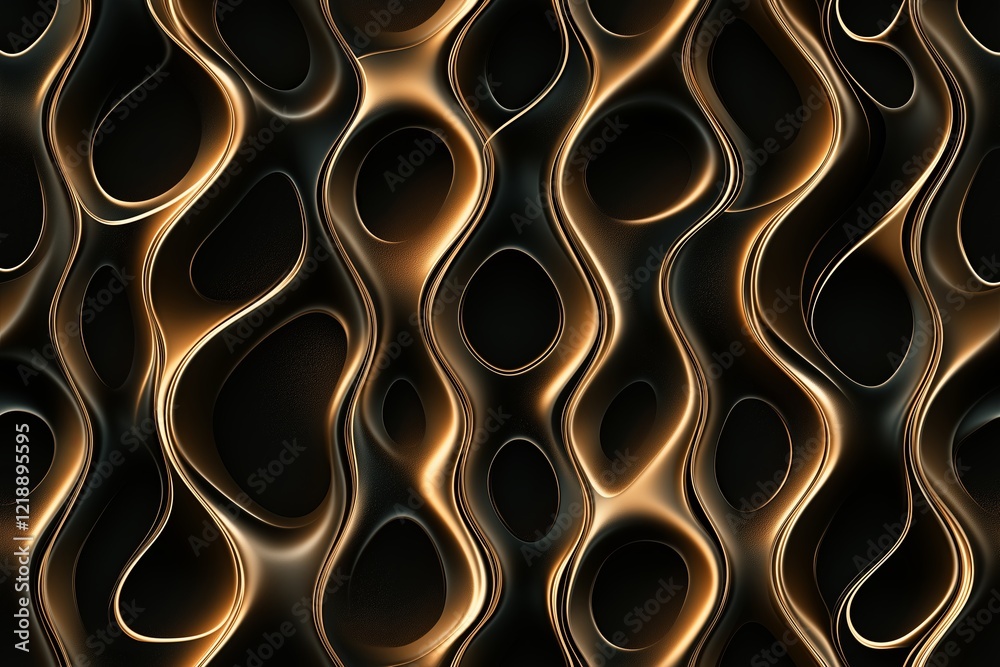 Poster Seamless repeating procedural patterns