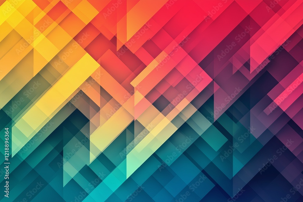 Aufkleber Smooth color blending through evolving algorithms