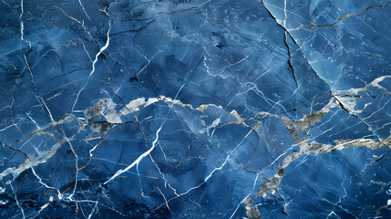 Blue marble texture featuring intricate veining and depth, generative ai