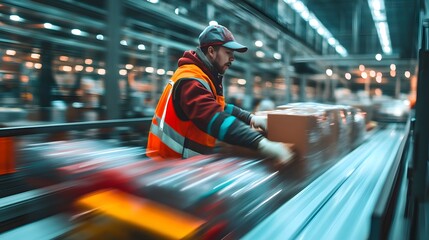 Efficient Packing Process in a Dynamic Workspace