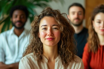Fototapeta premium Inclusive Leadership in Modern Workplace