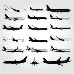 Obraz premium Luxury design aroplane flying over the clouds AI generated image