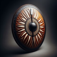 Zulu Shield Elongated oval shield made of cowhide deflecting a s