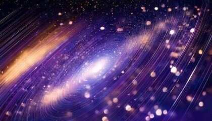 Obraz premium 宇宙と銀河に輝くグリッター背景のイラスト素材。AIで生成 