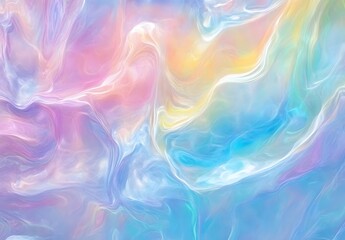 Obraz premium Colorful iridescent, holographic rainbow foil texture background