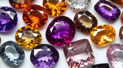 Vibrant Gemstone Collection- Oval and Square Cut Precious Stones