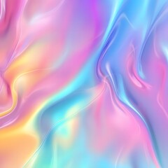Colorful iridescent, holographic rainbow foil texture background