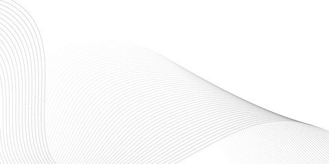 Abstract grey smooth element swoosh speed wave modern stream background. Abstract wave line for brochure, flyer, banner, template, wallpaper background with wave design. Abstract business wave lines.