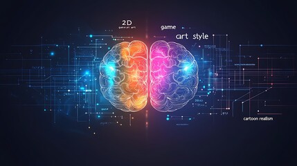 A colorful background with mathematical equations