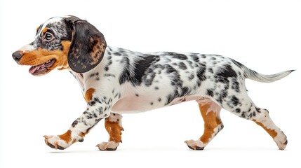 Playful Dachshund Puppy Walking