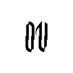 OV monogram logo design letter text name symbol monochrome logotype alphabet character simple logo