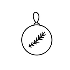 Christmas Ornament vector icon
