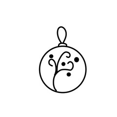 Christmas Ornament vector icon